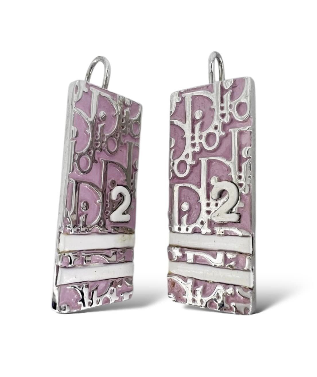 Rare Vintage Christian DIOR By John Galliano 2004 Girly Collection CD Earring