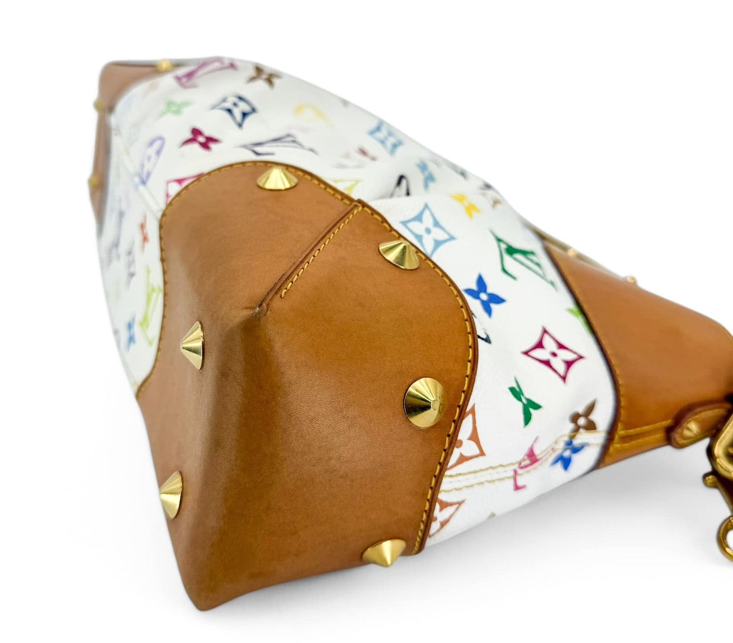 LOUIS VUITTON Murakami White Multicolor Judy MM Bag