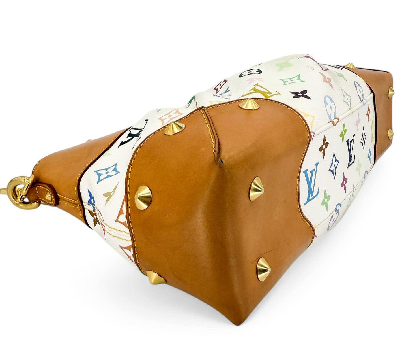 LOUIS VUITTON Murakami White Multicolor Judy MM Bag