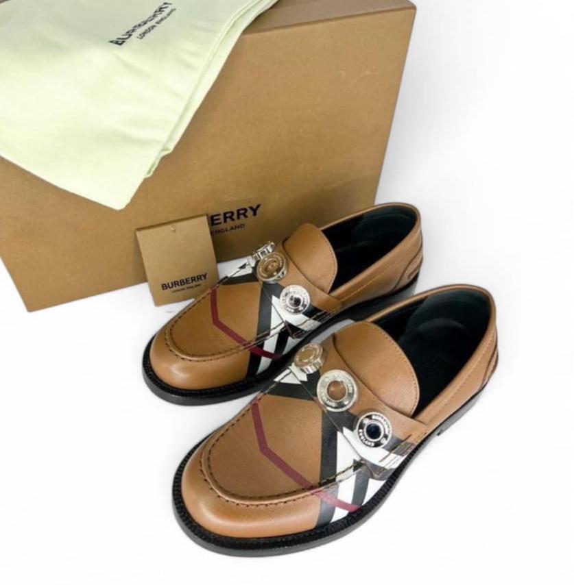 BURBERRY Broadbrook Brown Loafers IT37