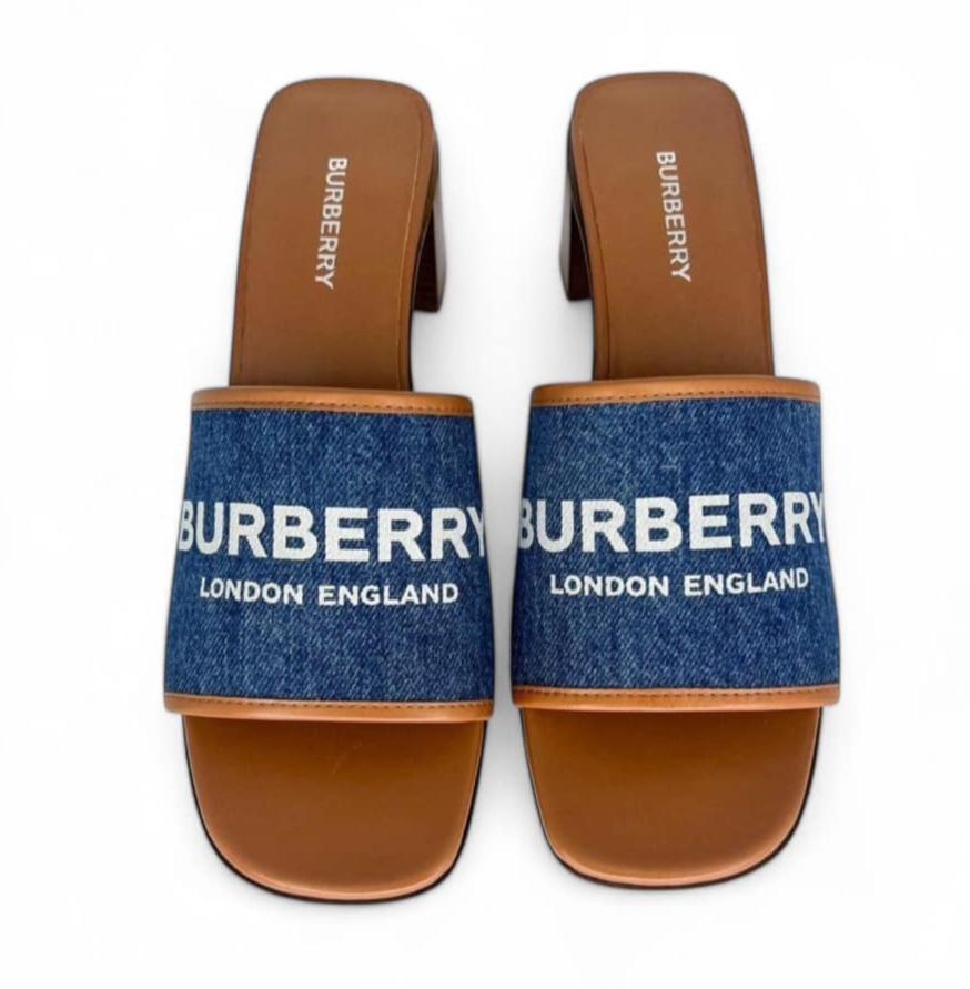 BURBERRY Wilma Open Toe Mules EU38