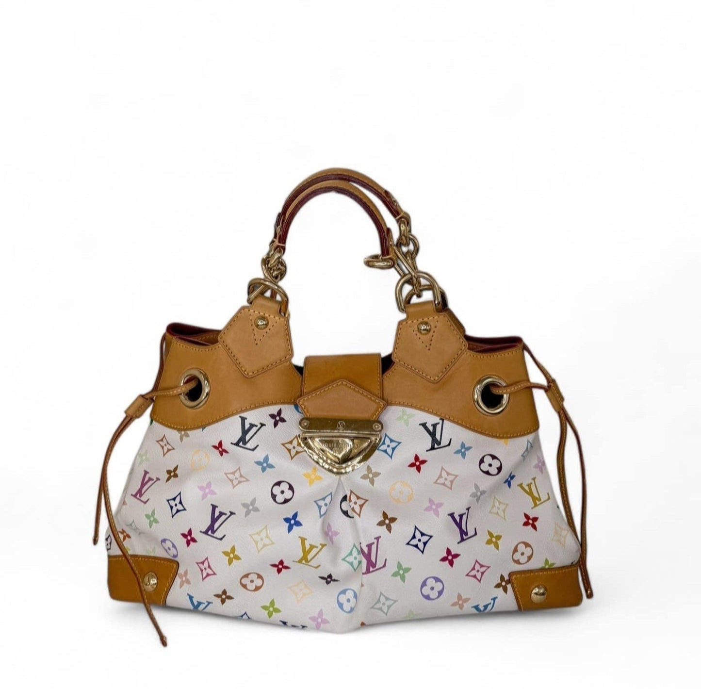 LOUIS VUITTON Murakami White Multicolor Ursula Bag