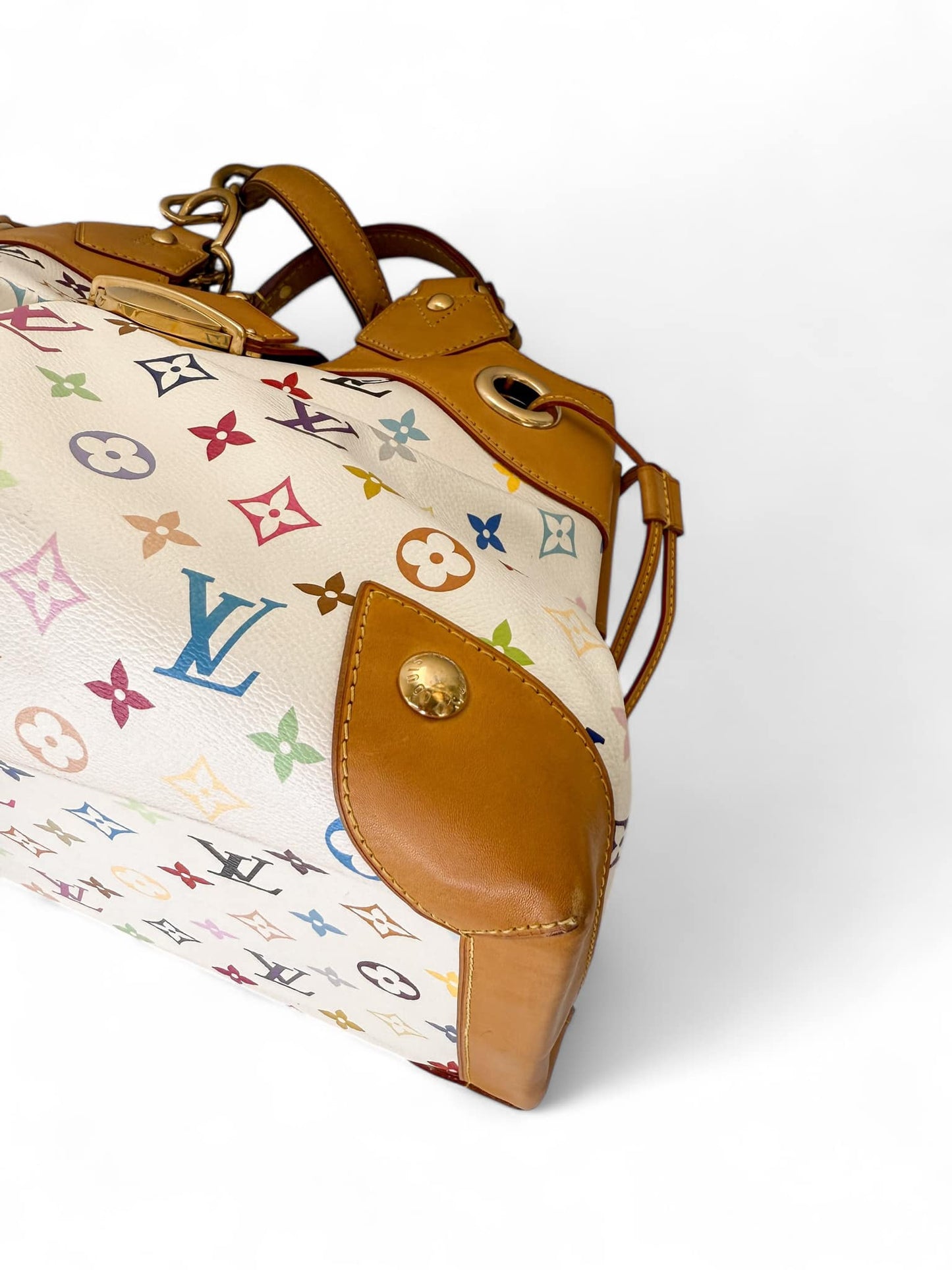 LOUIS VUITTON Murakami White Multicolor Ursula Bag