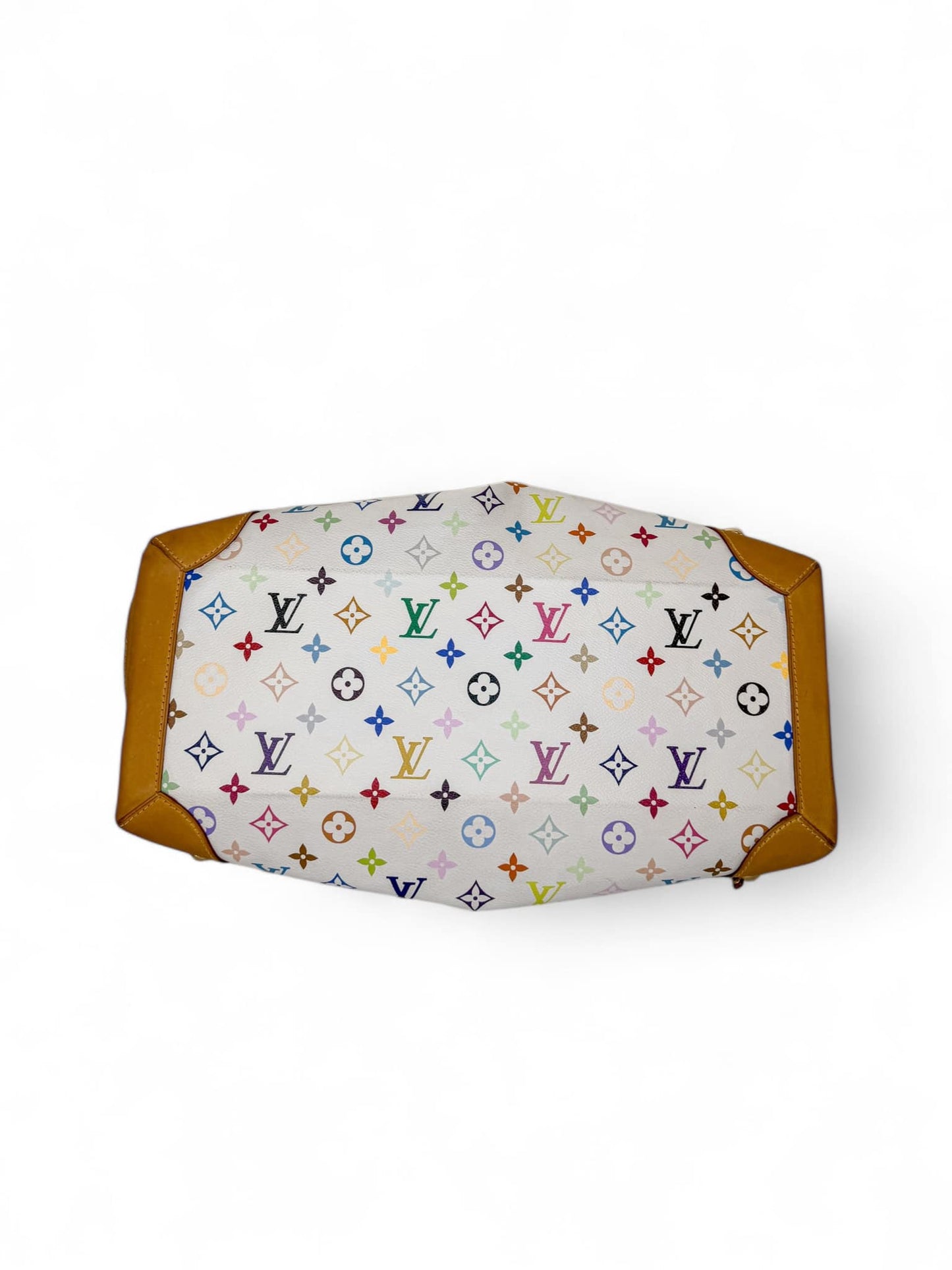 LOUIS VUITTON Murakami White Multicolor Ursula Bag
