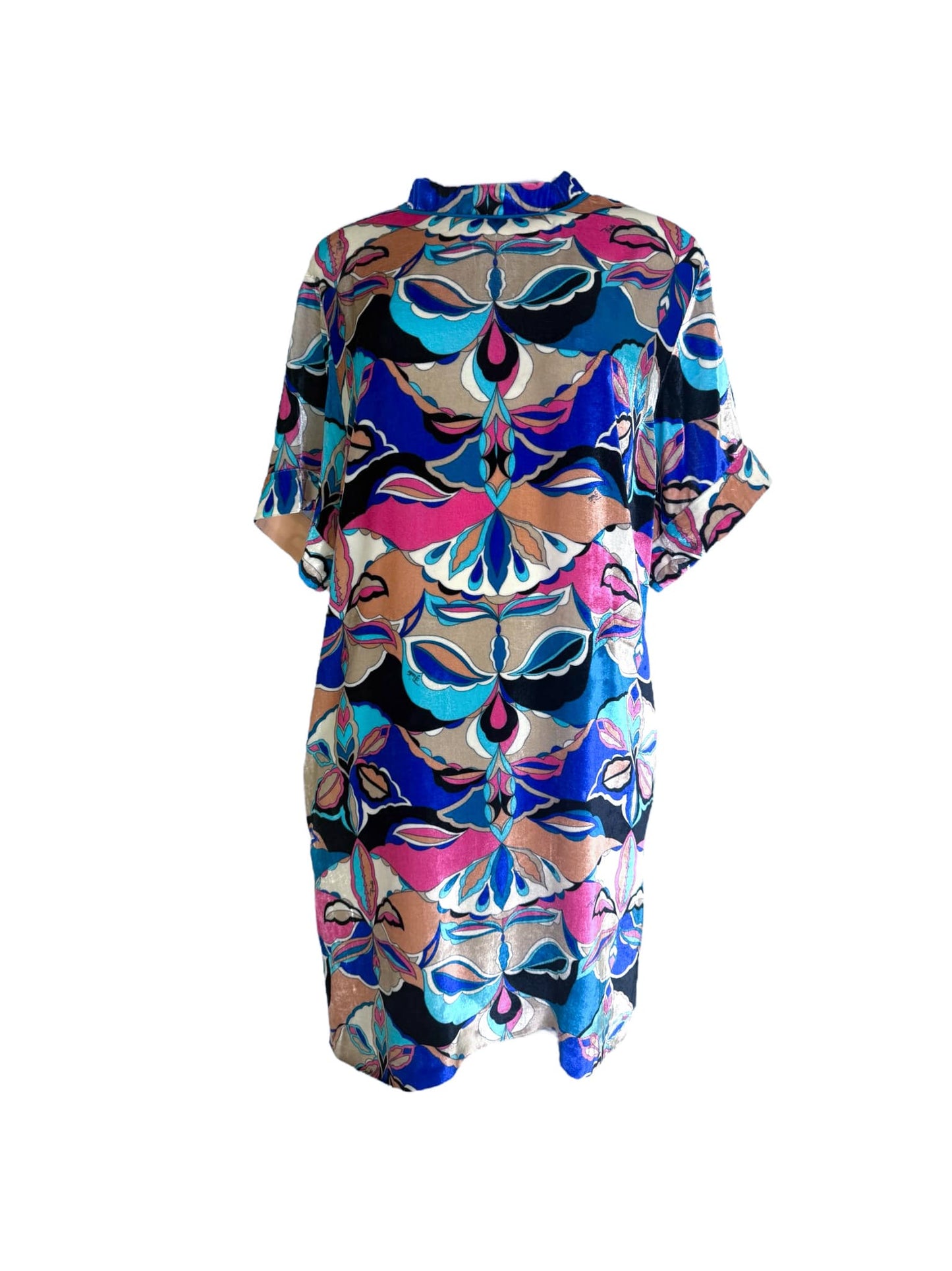 EMILIO PUCCI Multicolored Abstract Print Dress USM