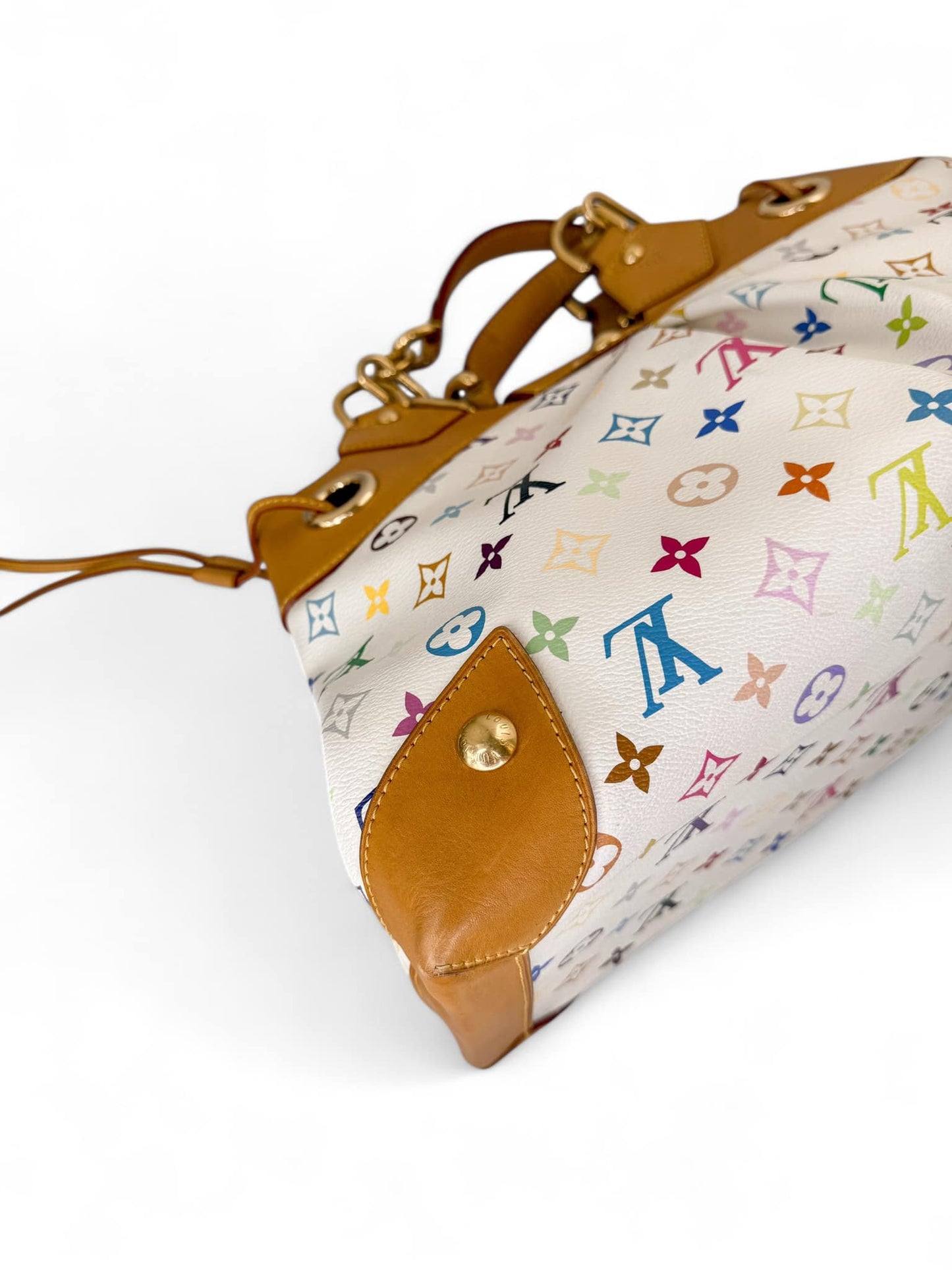 LOUIS VUITTON Murakami White Multicolor Ursula Bag