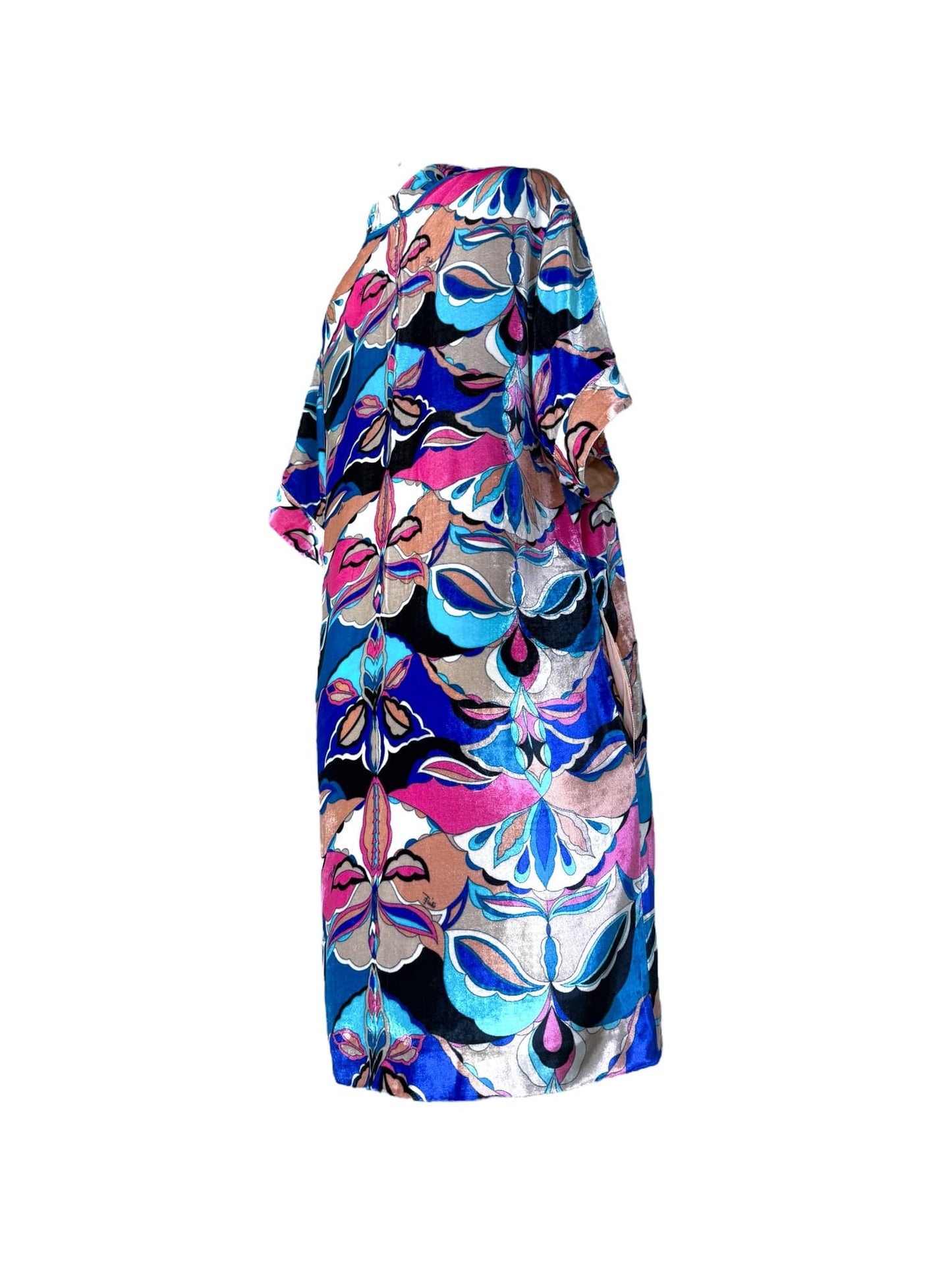 EMILIO PUCCI Multicolored Abstract Print Dress USM