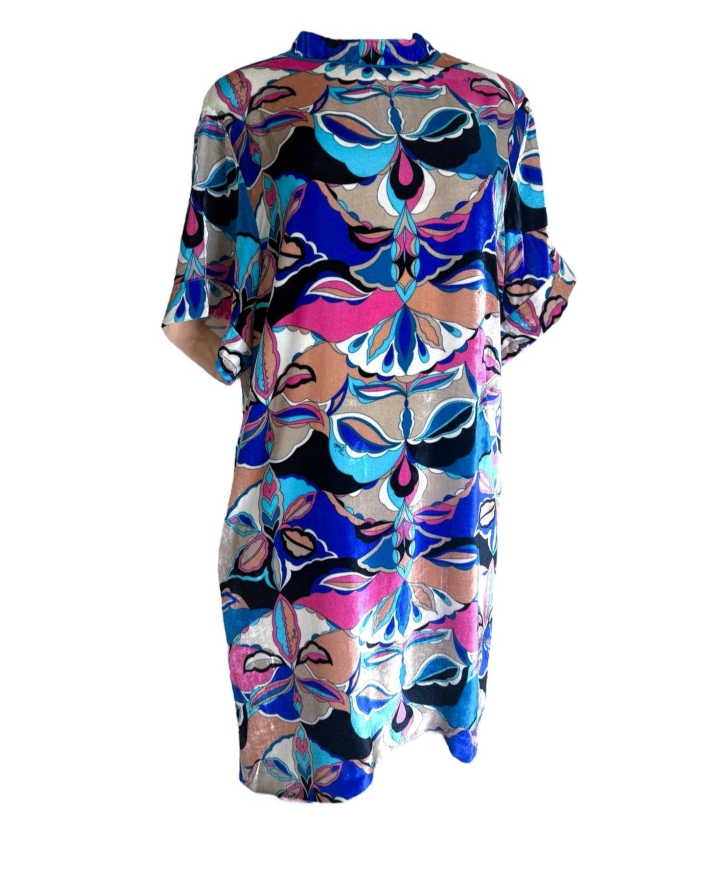 EMILIO PUCCI Multicolored Abstract Print Dress USM