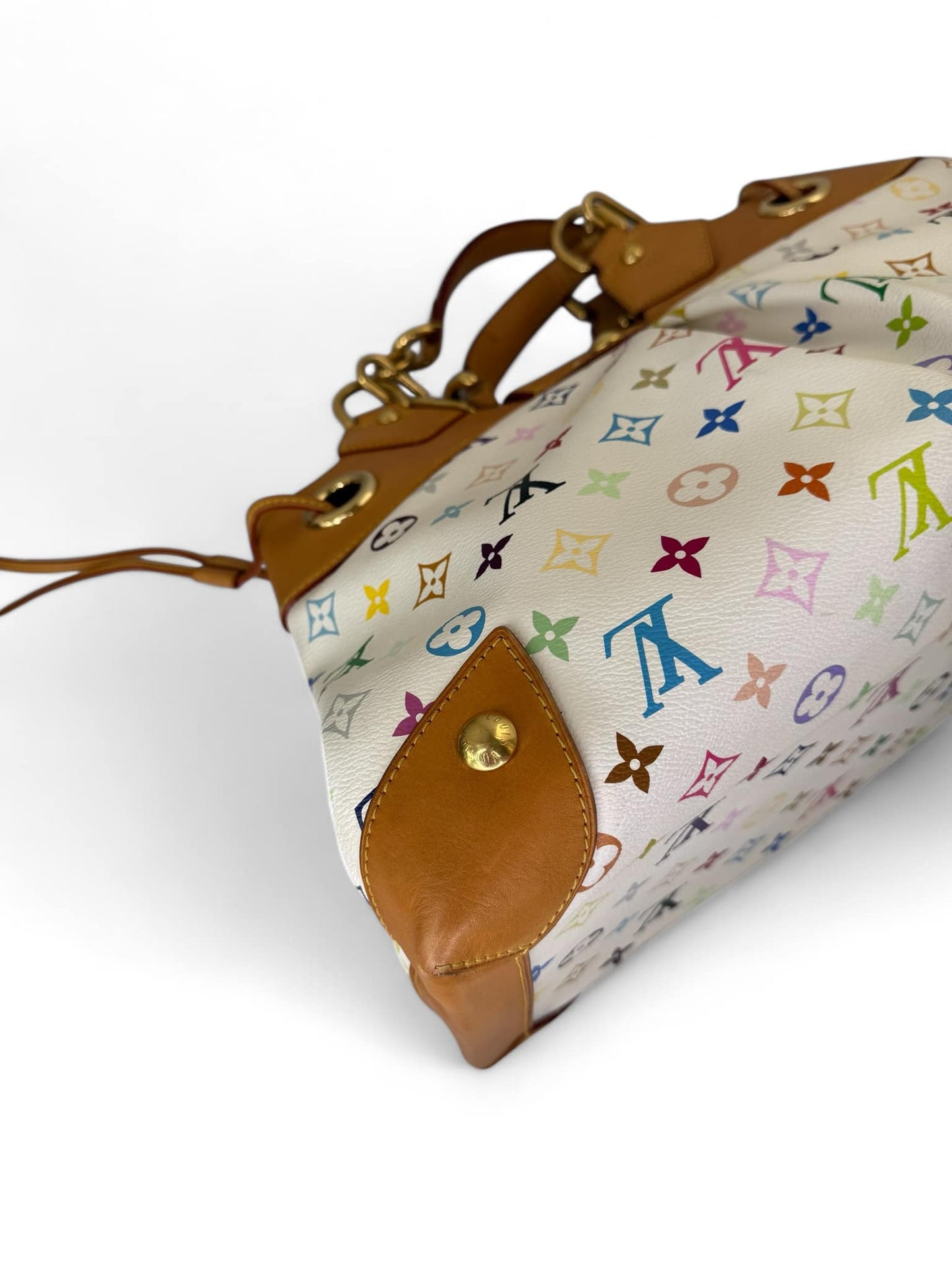 LOUIS VUITTON Murakami White Multicolor Ursula Bag