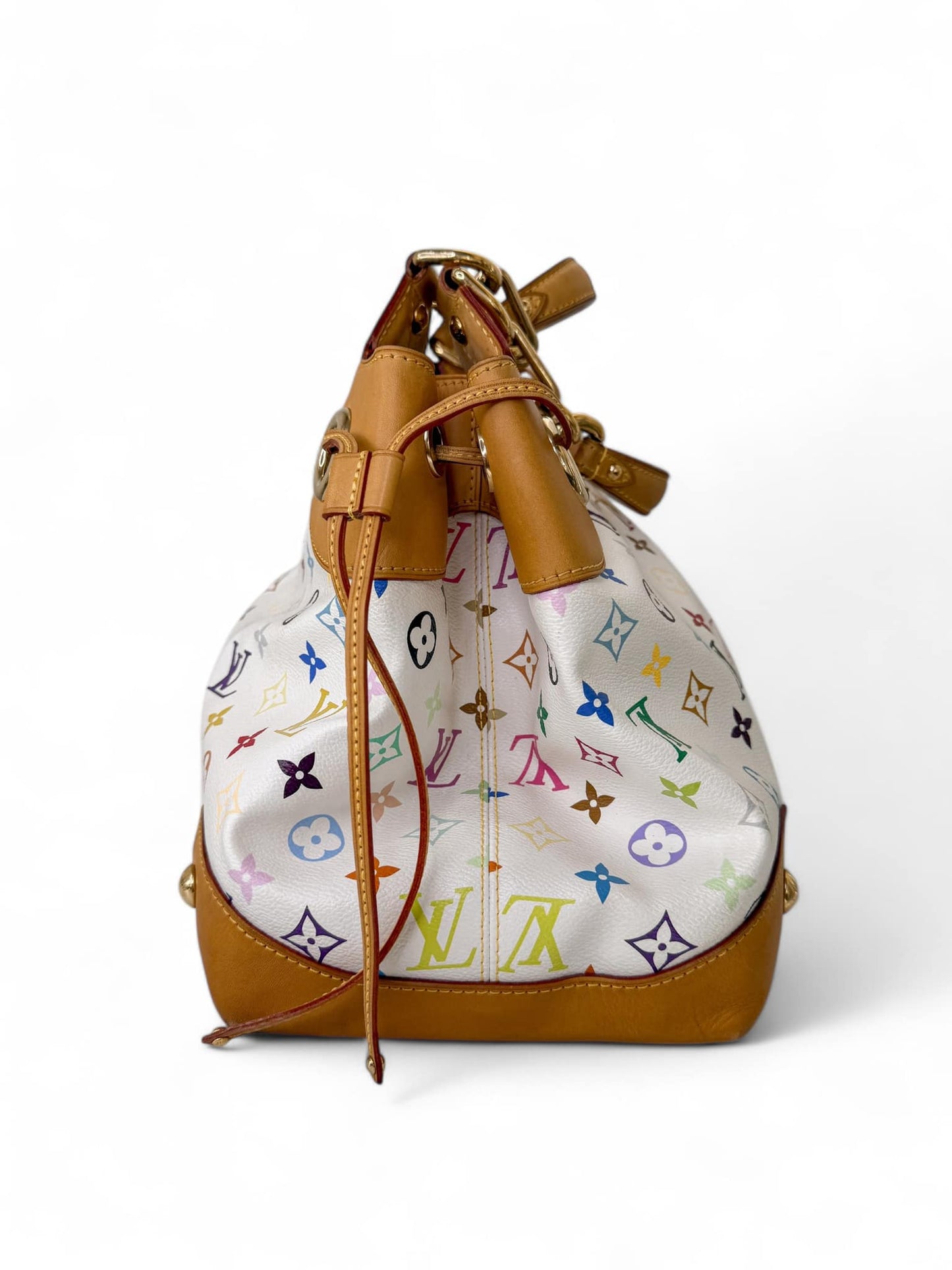 LOUIS VUITTON Murakami White Multicolor Ursula Bag
