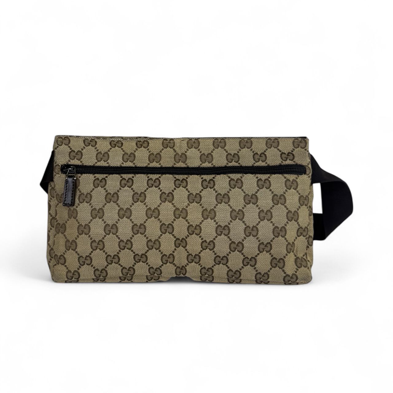 GUCCI Unisex GG Web Logo Belt Bag