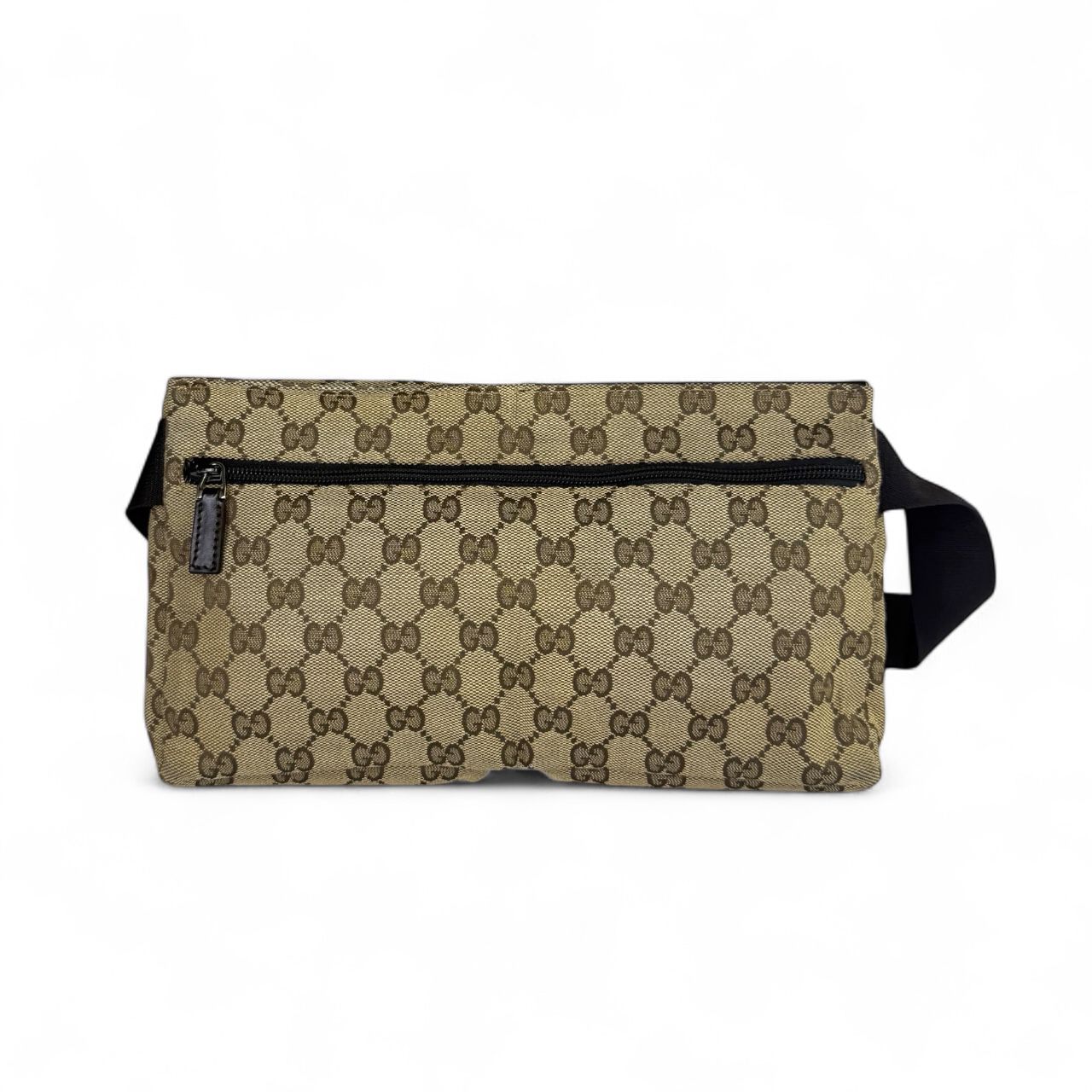 GUCCI Unisex GG Web Logo Belt Bag