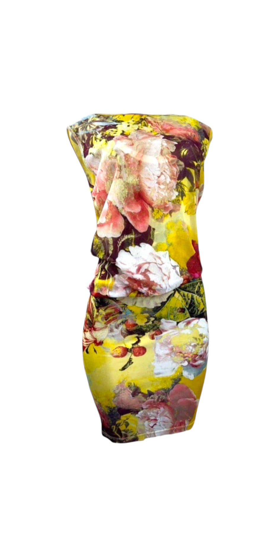 JEAN PAUL GAULTIER Spring 2006 Floral Dress US SM