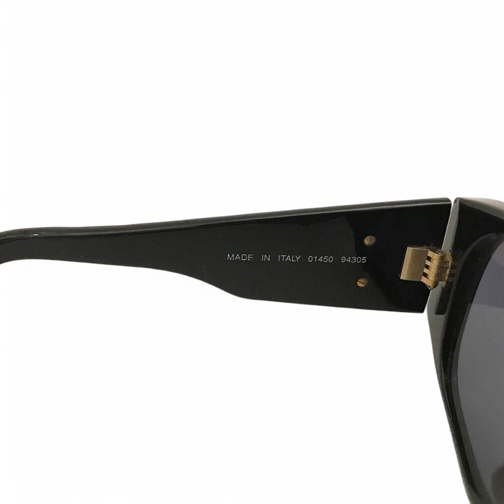 CHANEL Black Quilted CC Logo Sunglasses