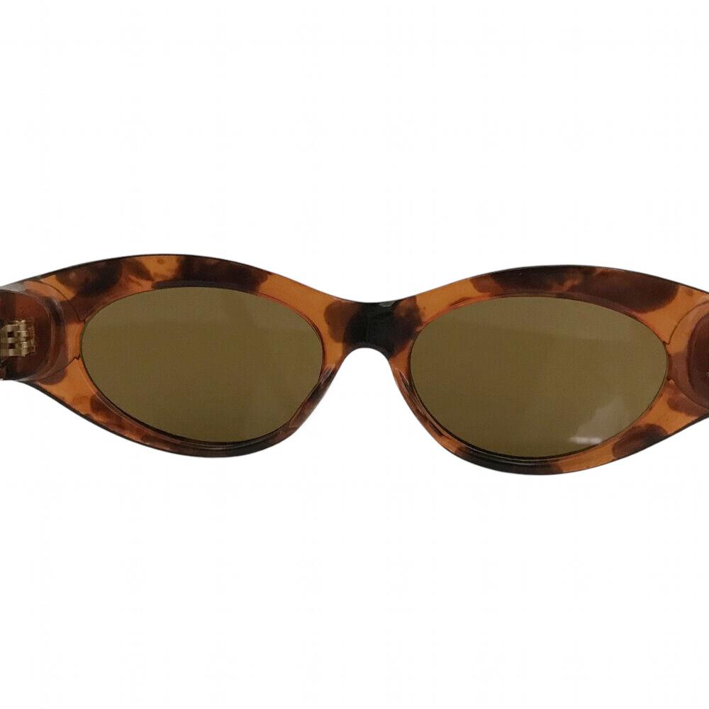 CHANEL Tortoise Shell CC Sunglasses Brown