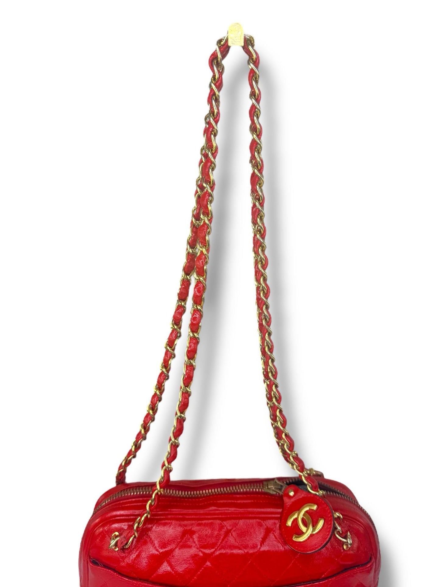 CHANEL Vintage CC Logo Shoulder Purse