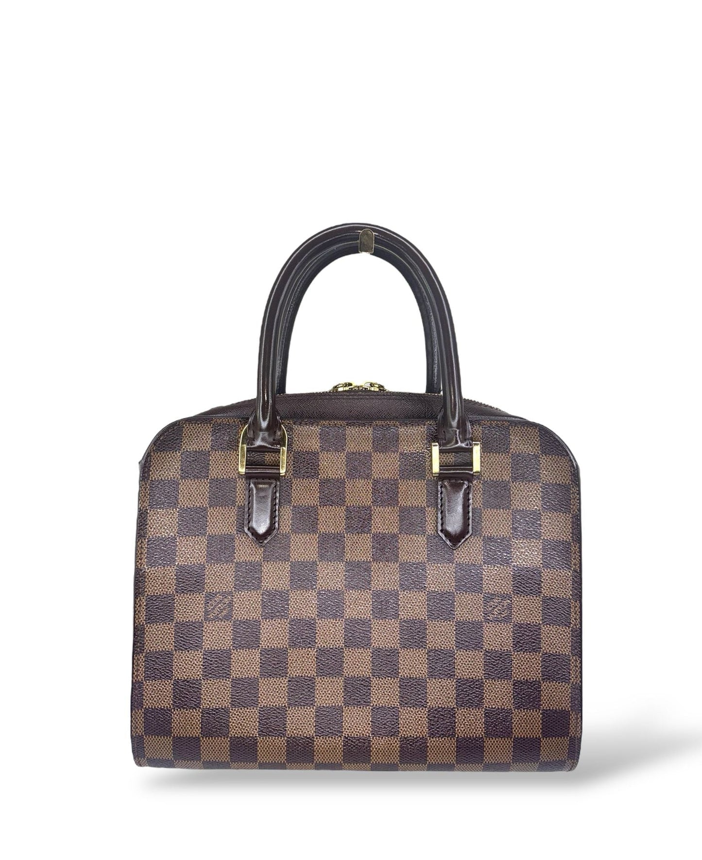LOUIS VUITTON Damier Ebene Triana Top Handle Bag