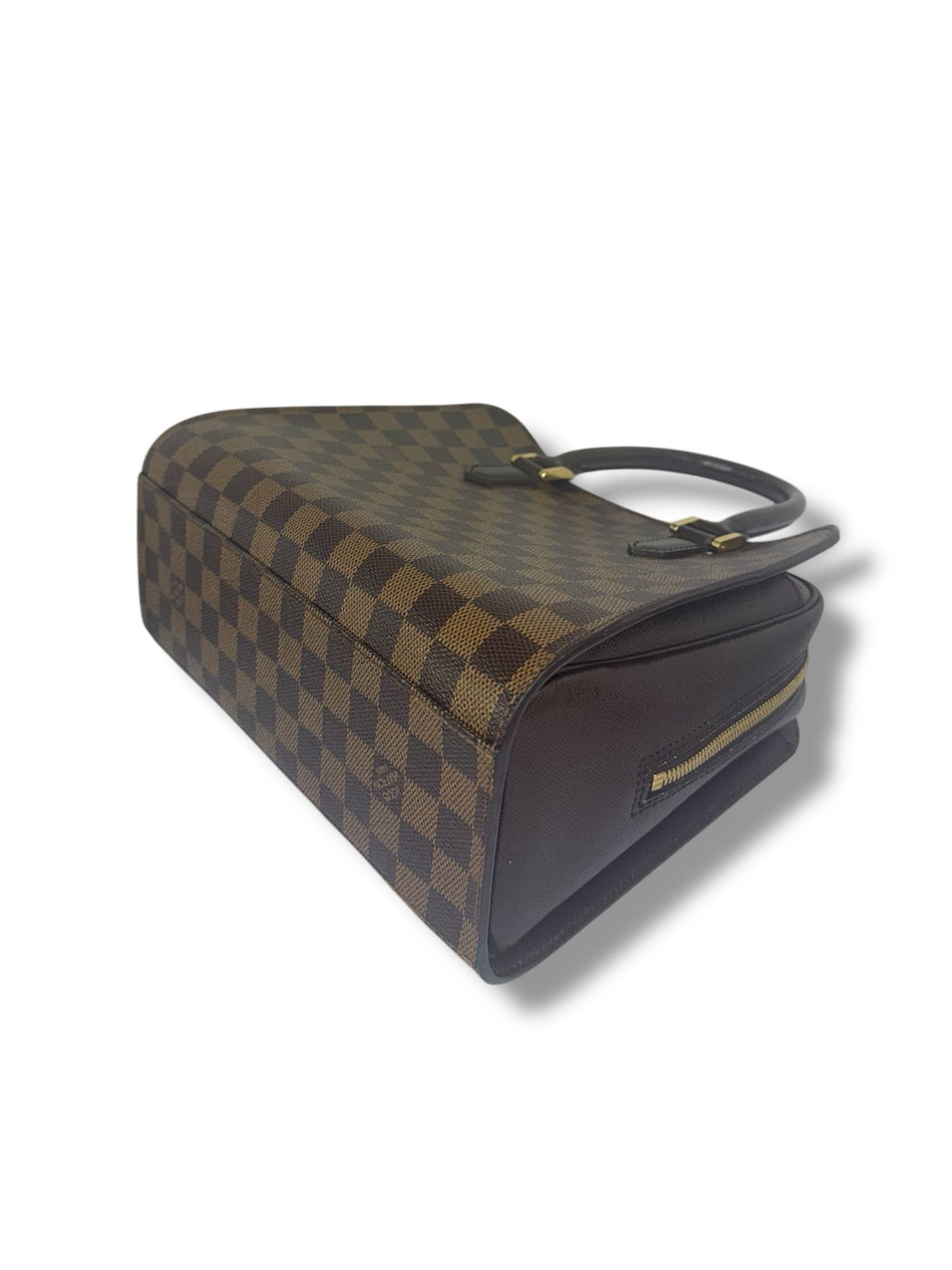 LOUIS VUITTON Damier Ebene Triana Top Handle Bag