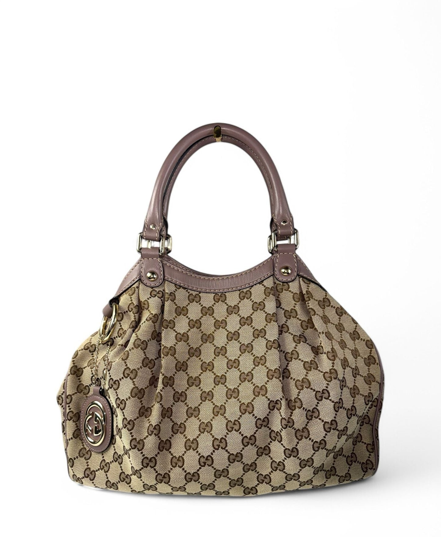 GUCCI GG Logo Sukey Tote Bag