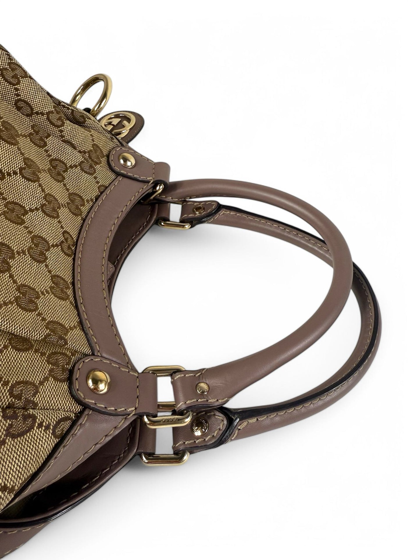 GUCCI GG Logo Sukey Tote Bag