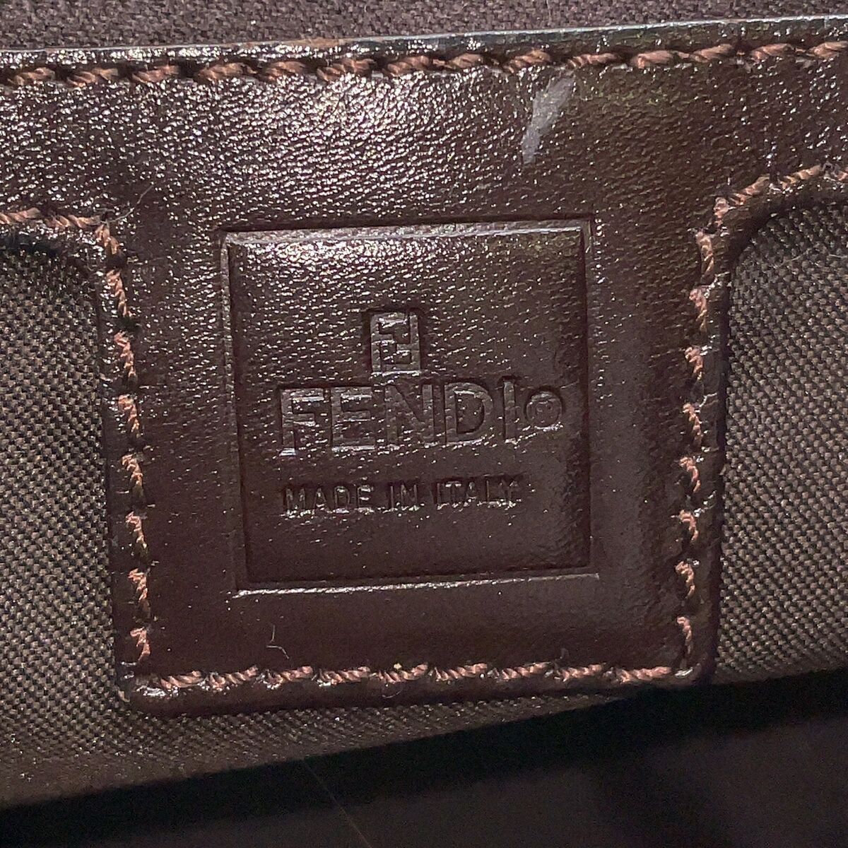 FENDI Vintage FF Zucca Tote Bag