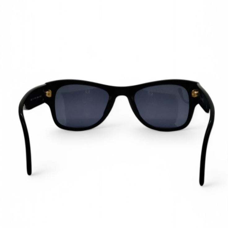 CHANEL Black CC Square Frame Sunglasses