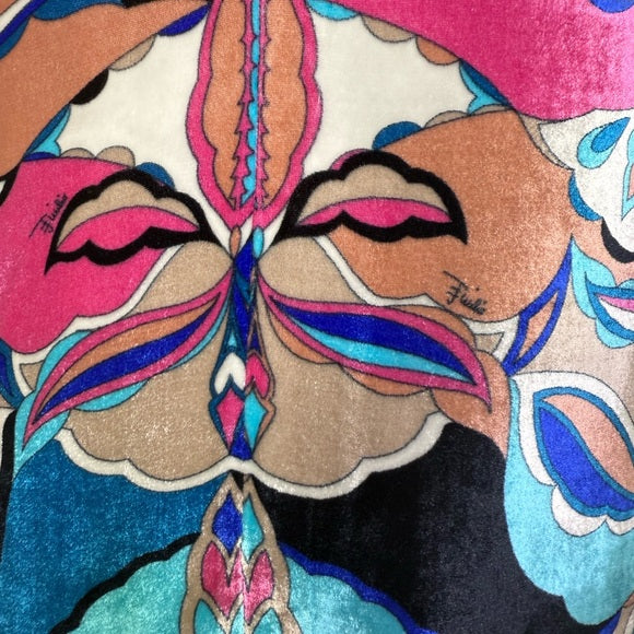 EMILIO PUCCI Multicolored Abstract Print Dress USM