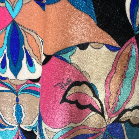 EMILIO PUCCI Multicolored Abstract Print Dress USM
