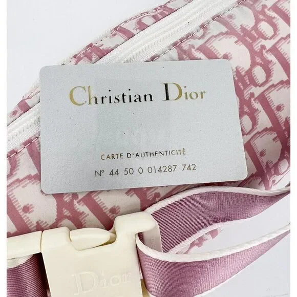 CHRISTIAN DIOR Vintage 2004 Pink Girly Trotter Belt Bag