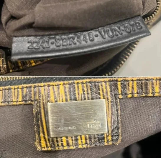 JANUARY GIVEAWAY - FENDI Chef FF Zucca Logo Canvas Hobo Shoulder Bag