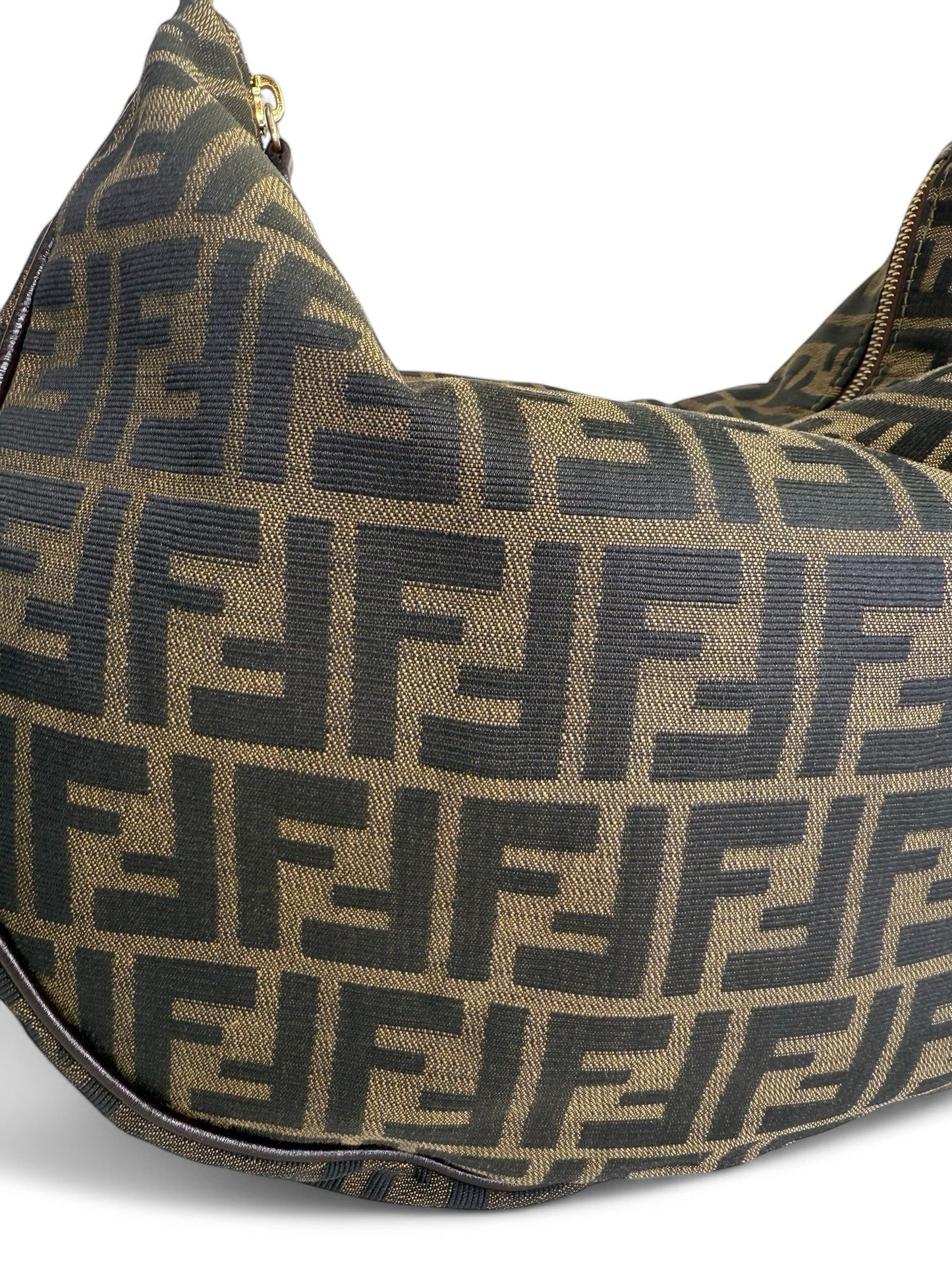 FENDI FF Zucca Hobo Shoulder Bag
