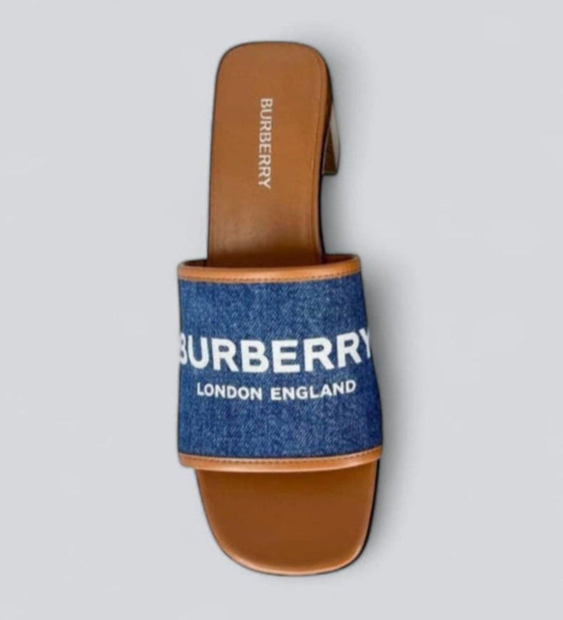 BURBERRY Wilma Open Toe Mules EU37.5