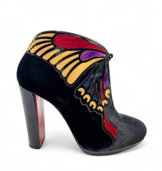 CHRISTIAN LOUBOUTIN Mariposa Lace-Up Boots ITEU40