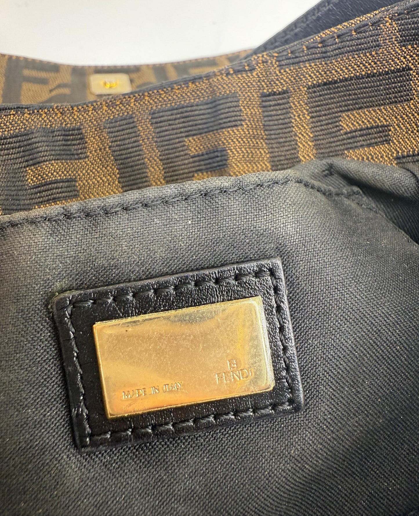 FENDI FF Zucca Vintage Shoulder Bag