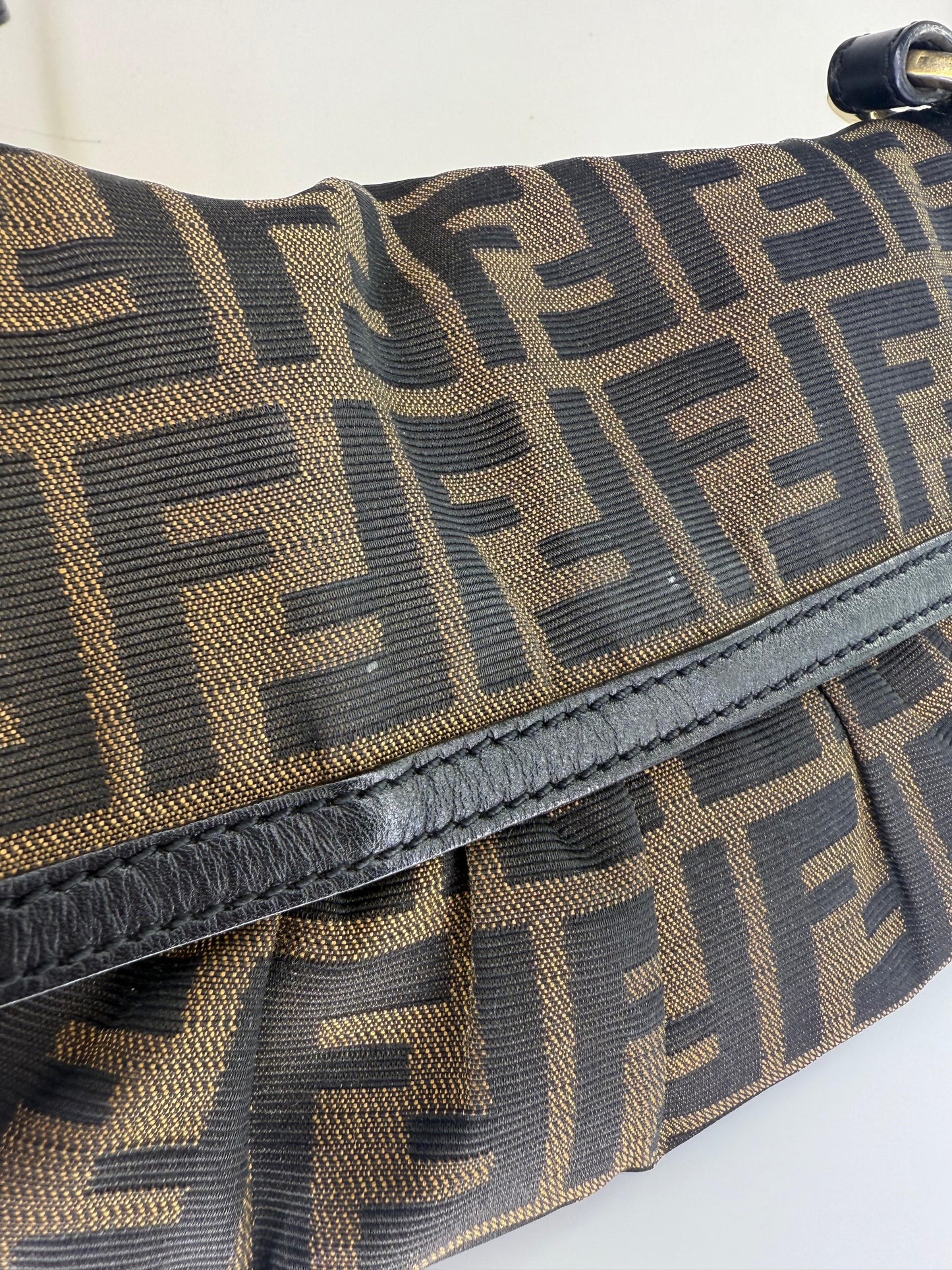 FENDI FF Zucca Vintage Shoulder Bag