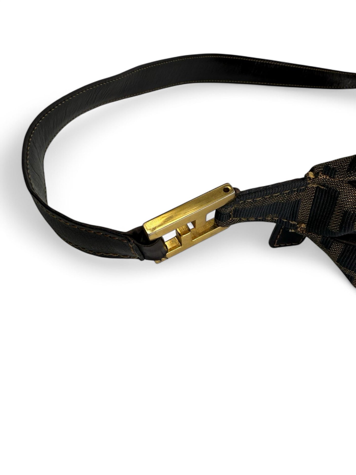 FENDI FF Zucca Hobo Shoulder Bag
