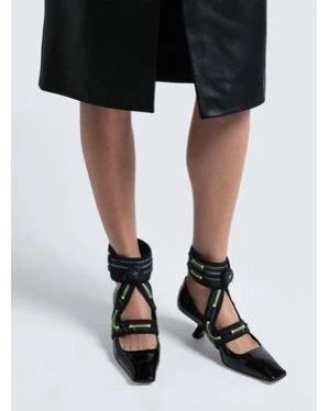 DIOR X ROGER VIVIER 62-66 Black Patent Leather Pumps IT36.5