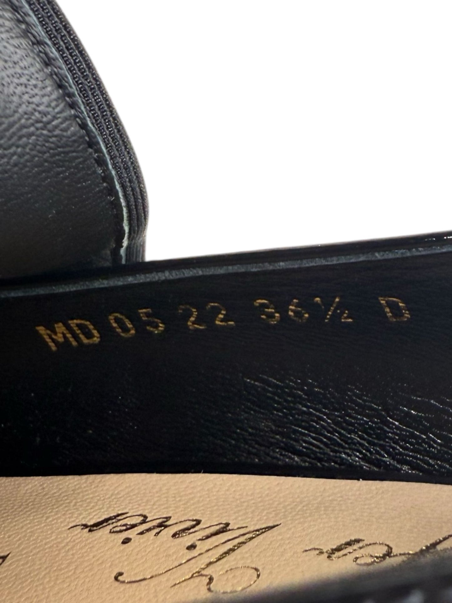 DIOR X ROGER VIVIER 62-66 Black Patent Leather Pumps IT36.5
