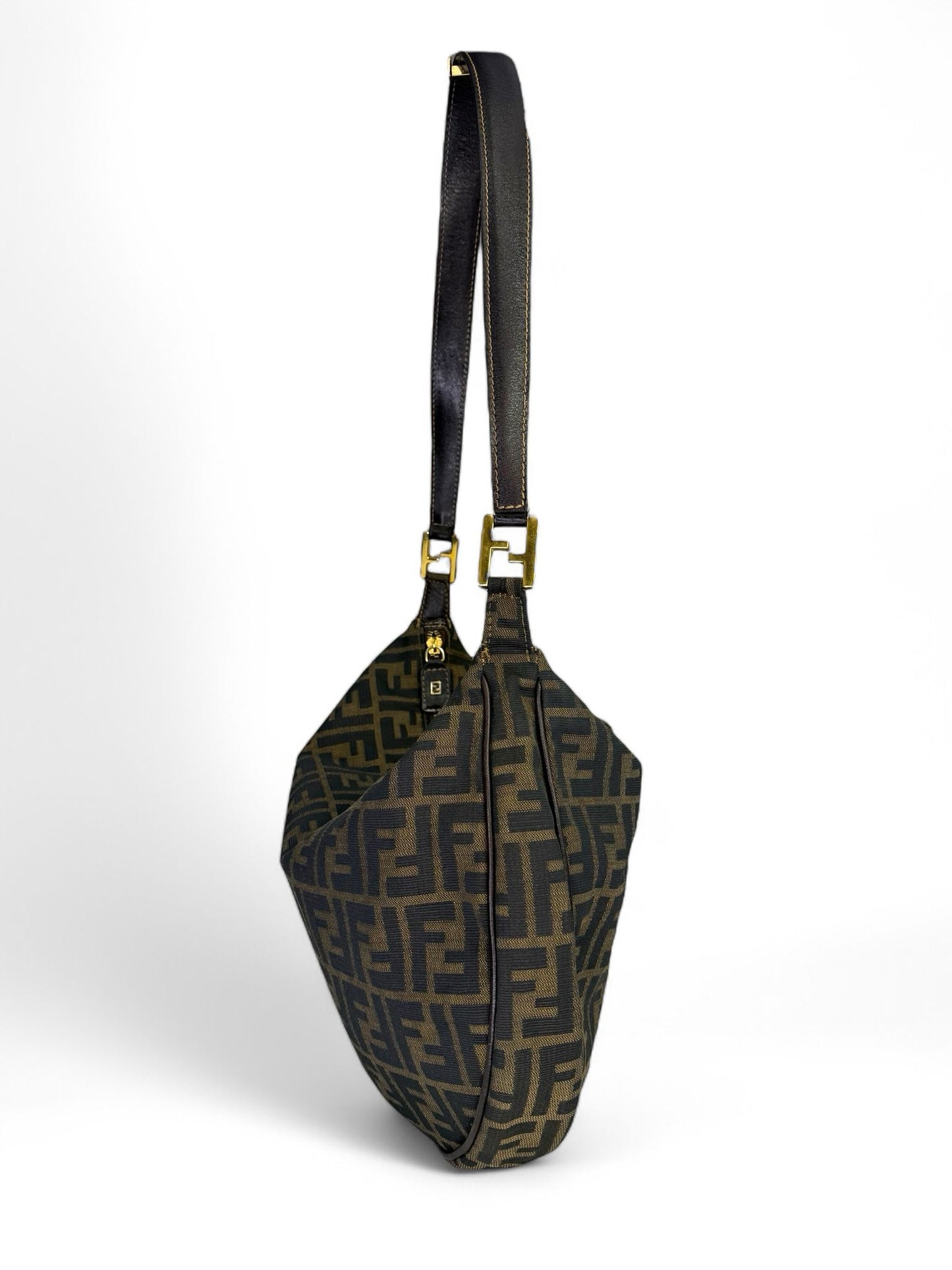 FENDI FF Zucca Hobo Shoulder Bag