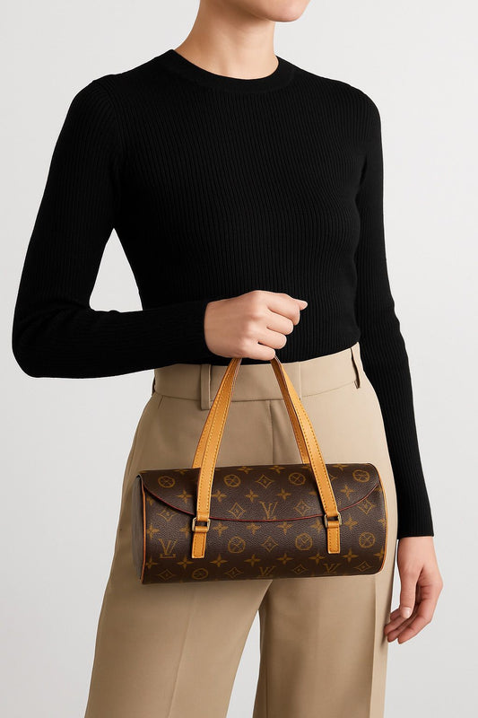 LOUIS VUITTON Monogram Sonatine Top Handle Bag